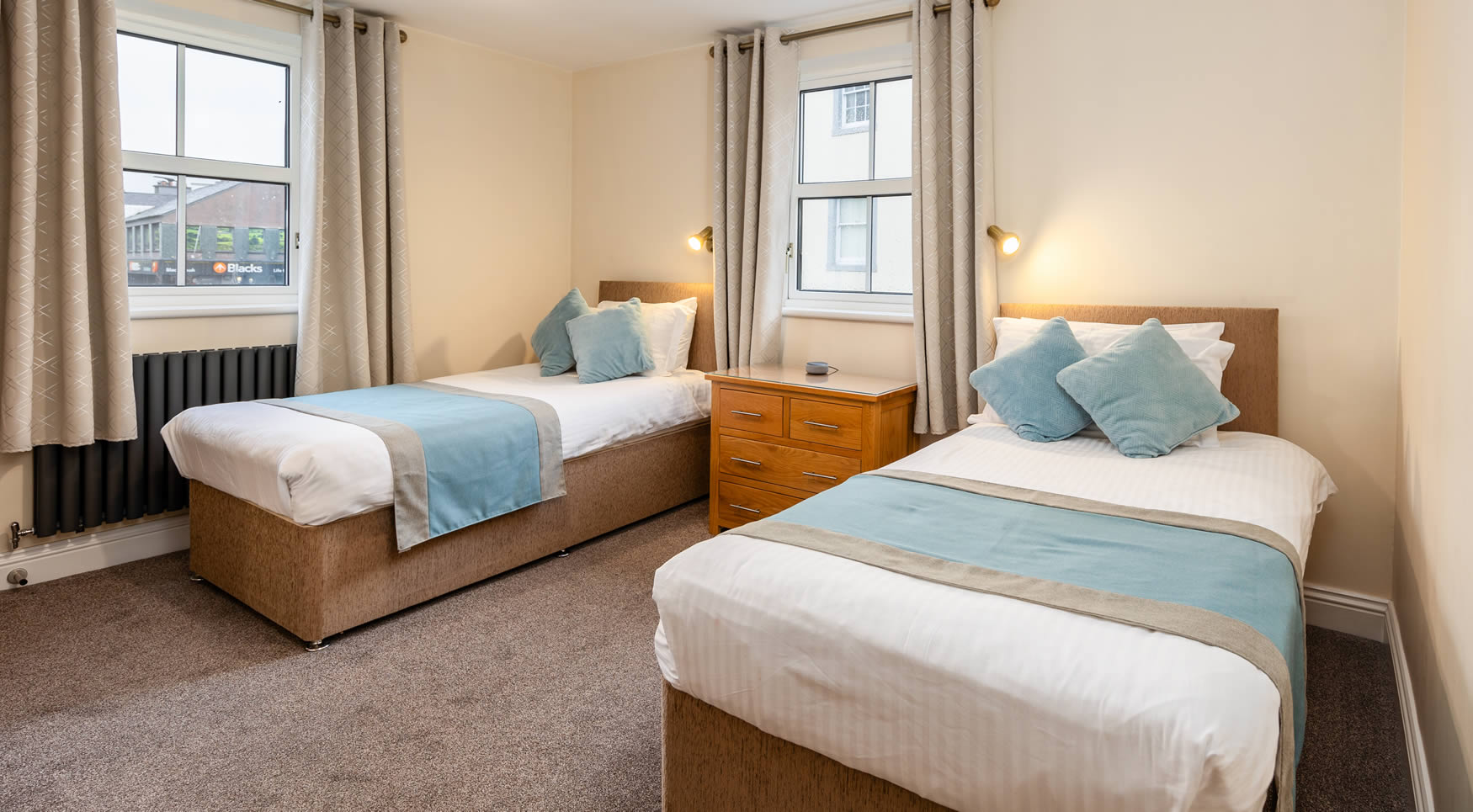 Ashness Apartment - Twin en-suite bedroom